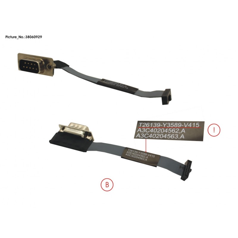 38060929 - CABLE SERIAL (75MM)