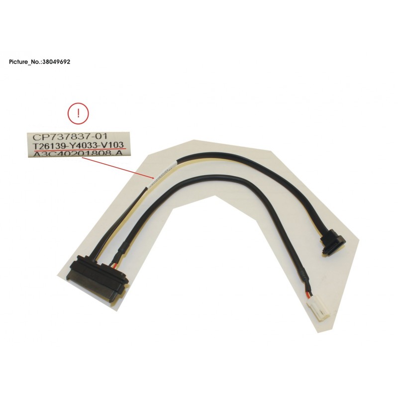 38049692 - CABLE HDD SATA+PWR