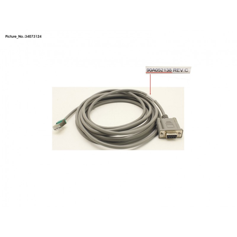 34073124 - DATALOGIC RS232 DATA CABLE 9 PIN