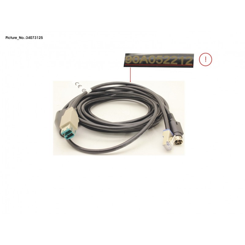 34073125 - DATALOGIC USB POWERPLUS POT CABLE