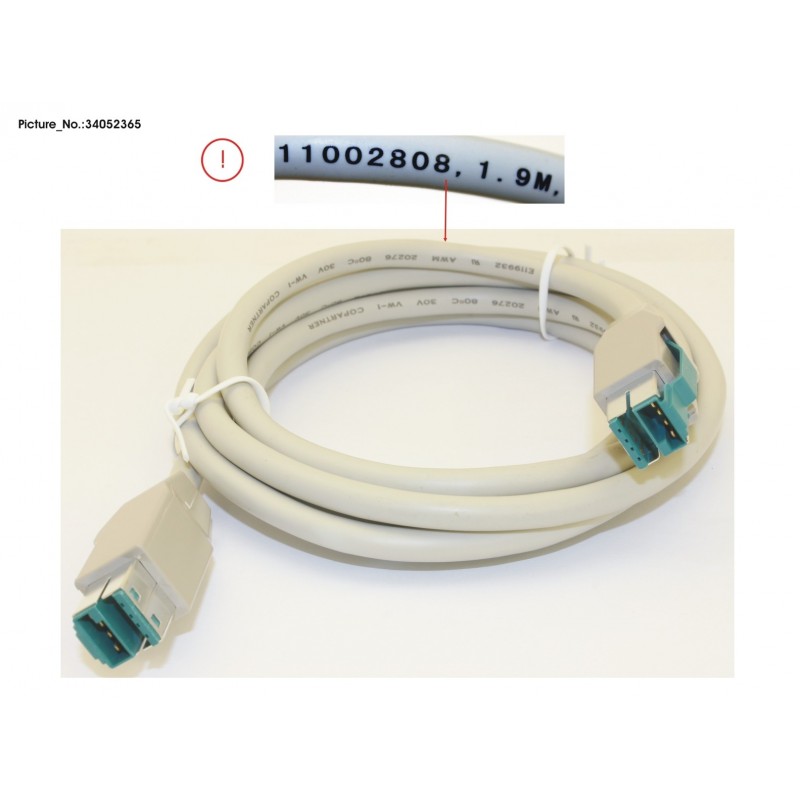 34052365 - CABLE ASSEMBLY , PUSB, ALARM BOARD PCB