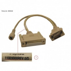 38015617 - DB9M-DB25F/M Y-TYPE CABLE