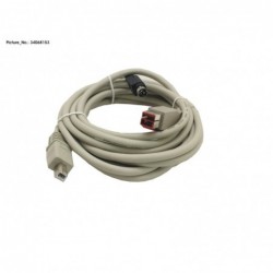 34068153 - FP510 Y-CABLE USB + POWER 4M WHITE
