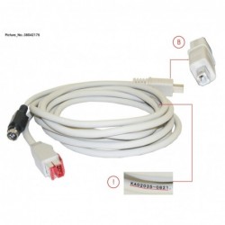 38042175 - FP510 Y-CABLE USB + POWER 3M WHITE