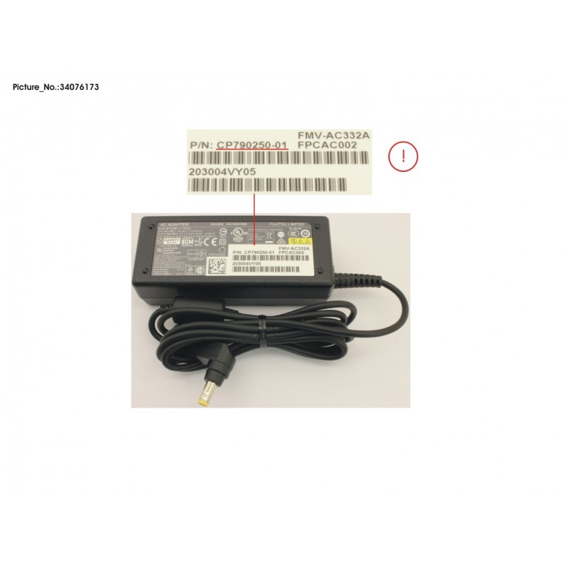 34076173 - AC-ADAPTER 19V 65W ERP