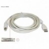 38040556 - USB A-B CABLE 3.5M WHITE