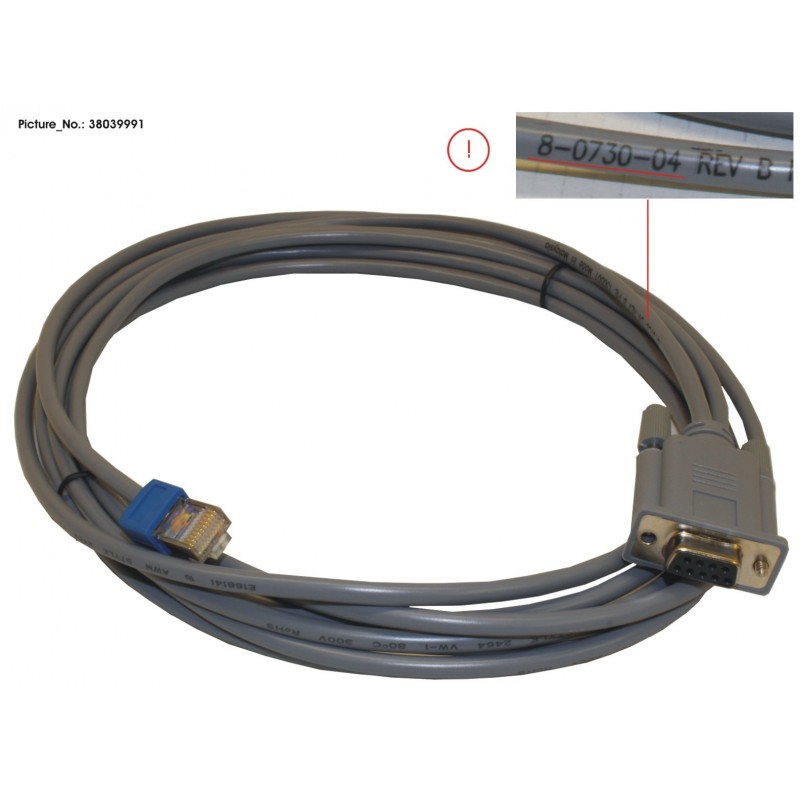 38039991 - MAGELLAN 8300/8400 CABLE ASSY RS232