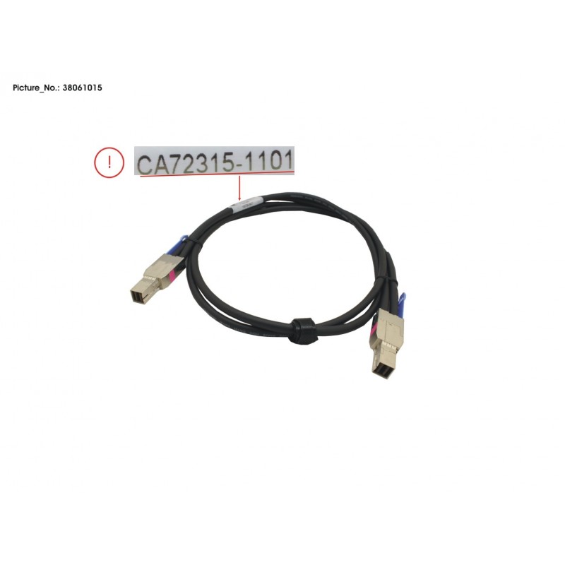 38061015 - SAS CABLE 1.1M MINI SAS HD-MINI SAS HD