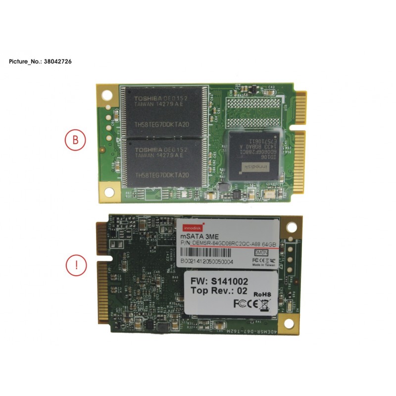 38042726 - INNO DISK 64GB MSATA MLC SSD