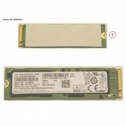 34068103 - SSD PCIE M.2 2280 256GB(FDE)W/RUBBER