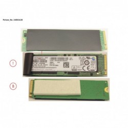 34053638 - SSD PCIE M.2 2280 256GB(FDE)W/RUBBER