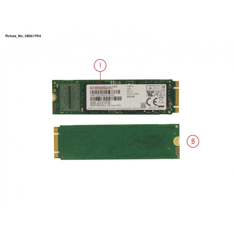 38061994 - SSD S3 M.2 2280 256GB