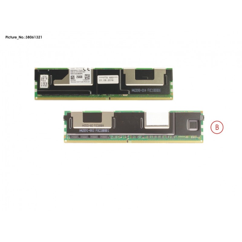 38061321 - 256GB (1X256GB) 2RX4 DCPMM-2666 ECC