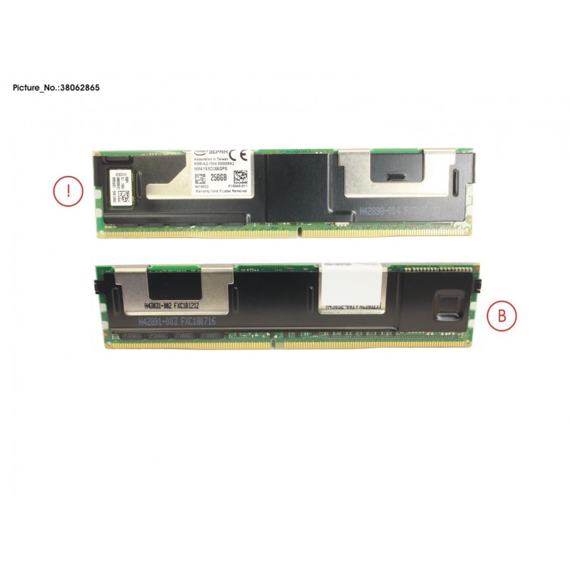 38062865 - 256GB (1X256GB) 2RX4 DCPMM-2666 ECC