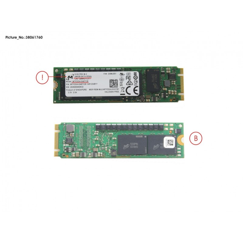 38061760 - SSD SATA 6G 240GB M.2 N H-P