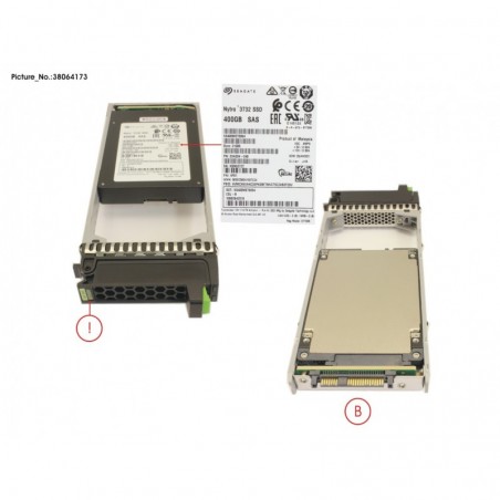 swap Caution Anoi 38064173 - JX40 S2 TLC SSD 400GB WI SED