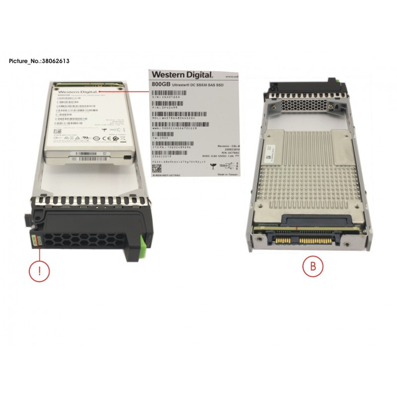 38062613 - JX40 S2 TLC SSD 800GB MU