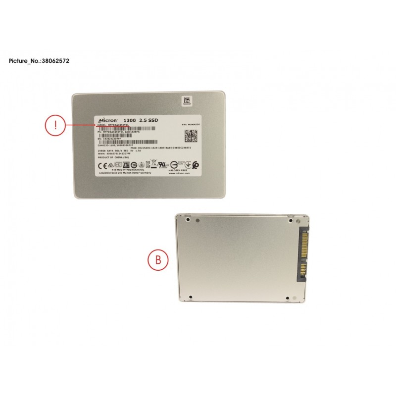 38062572 - SSD S3 256GB TCG (SED) (7MM)