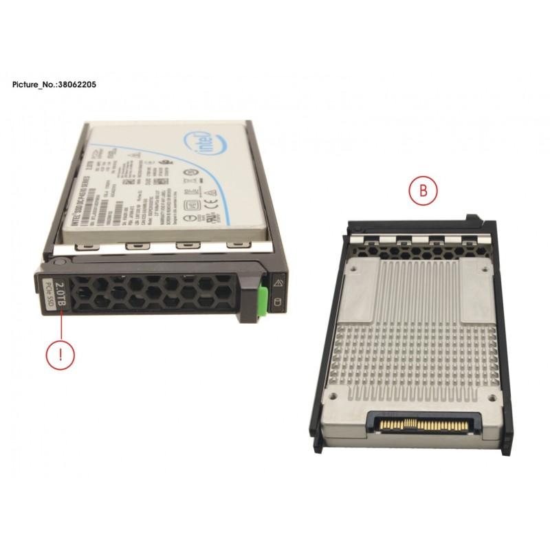 38062205 - SSD PCIE3 2TB READ-INT. 2.5" H-P EP