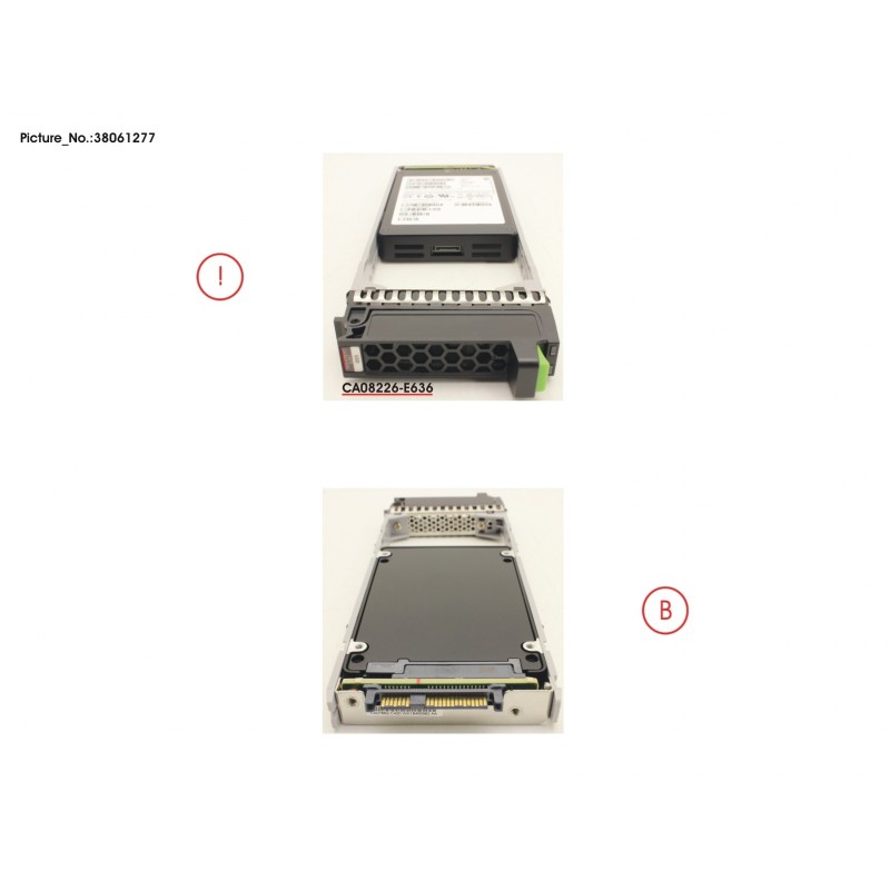 38061277 - DX S3/S4 SSD SAS 2.5' 3.84TB 12G