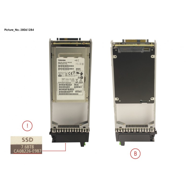 38061284 - DX S3/S4 SSD SAS 2.5' 7.68TB 12G