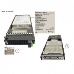 38062420 - DX/AF SSD SAS 2.5" 960GB 12G DWPD1