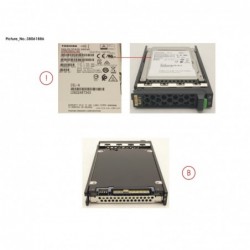 38061886 - SSD SAS 12G 1.6TB WRITE-INT. 2.5" H-P EP