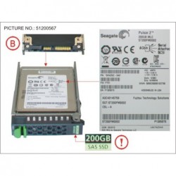 38019989 - SSD SAS 6G 200GB MLC HOT PL 2.5' EP PERF
