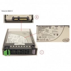 38060112 - SSD SATA6G 240GB MIXED-USE 2.5' HP S4600
