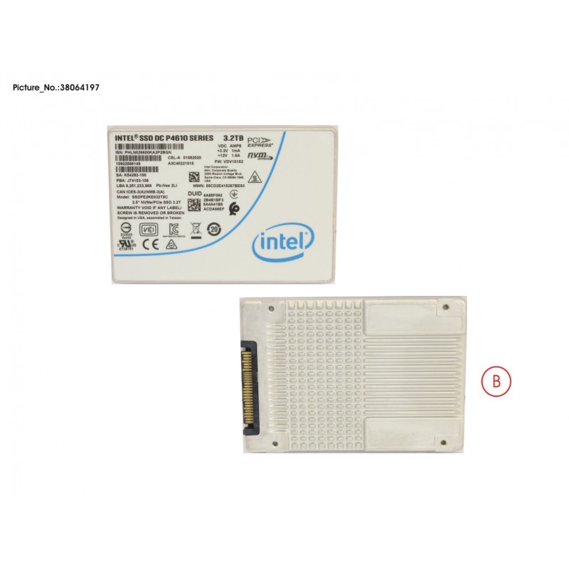 38064197 - SSD PCIE3 SFF MU 3.2TB