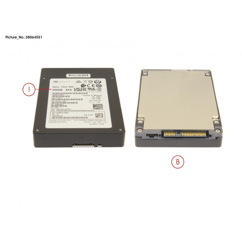 38064551 - SSD SAS 12G MU 800GB