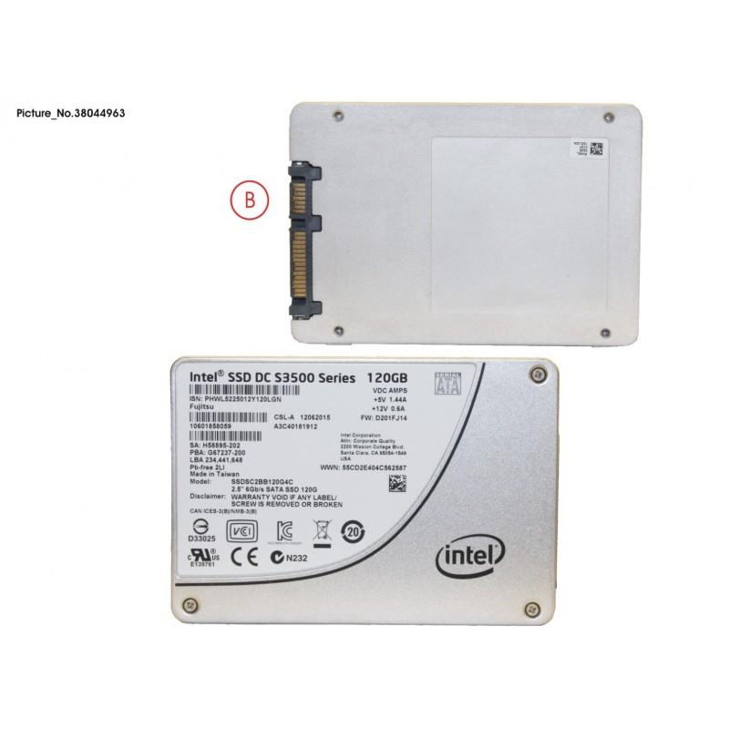 38044963 - SSD SATA 6G 120GB READINTENS 2.5' N H-P