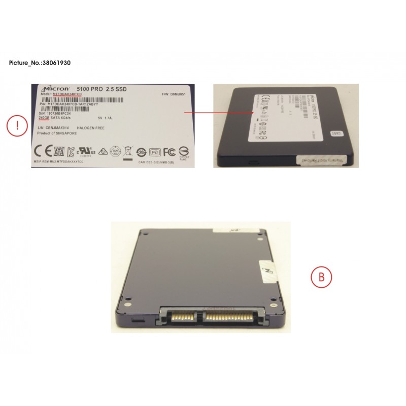 38061930 - SSD S3 240GB 2.5 SATA