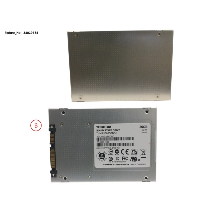 38039135 - TP7K SSD 2.5 30G TOSHIBA