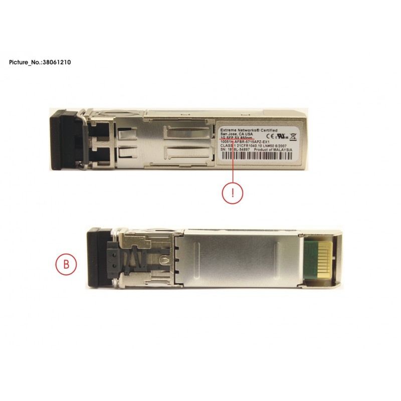 38061210 - 1000BASE-SX SFP