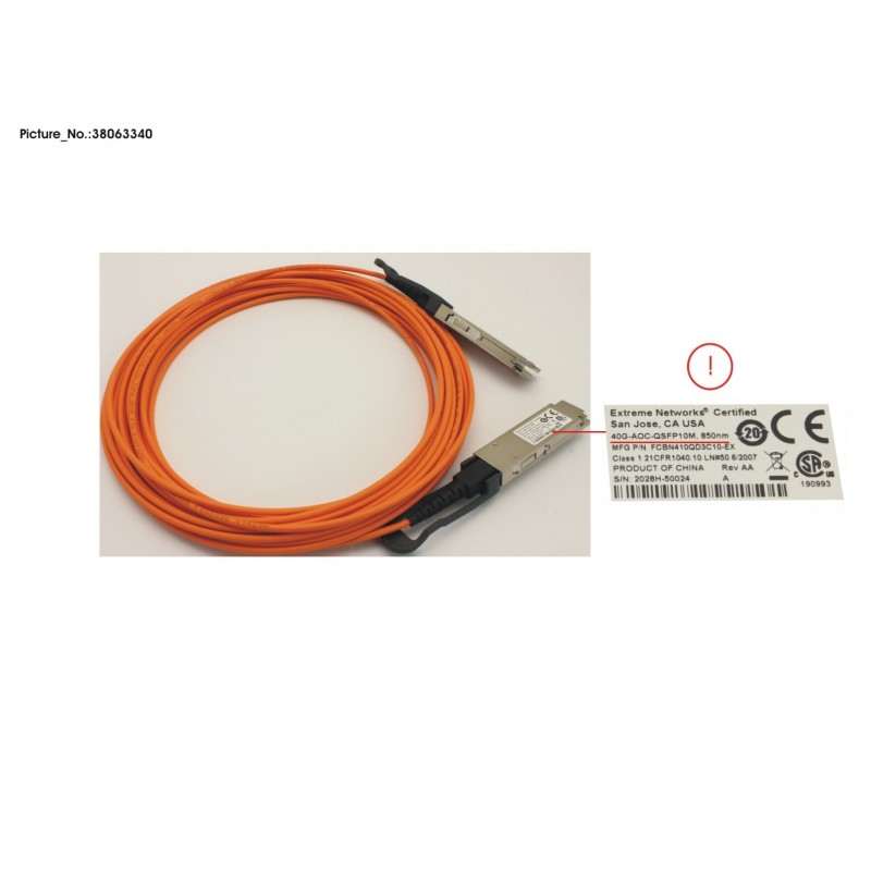 38063340 - 40G-AOC-QSFP10M