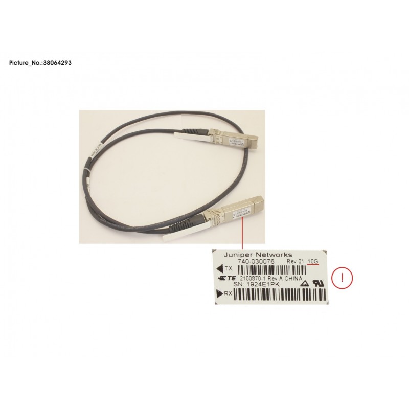38064293 - 10G DIRECT ATTACHED CABLE(TWINAX 1M, 1PA