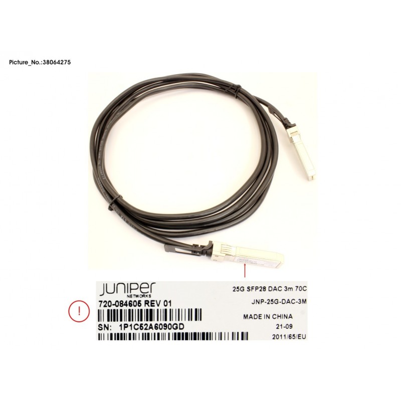 38064275 - 25G DIRECT ATTACHED CABLE(TWINAX 3M, 1PA