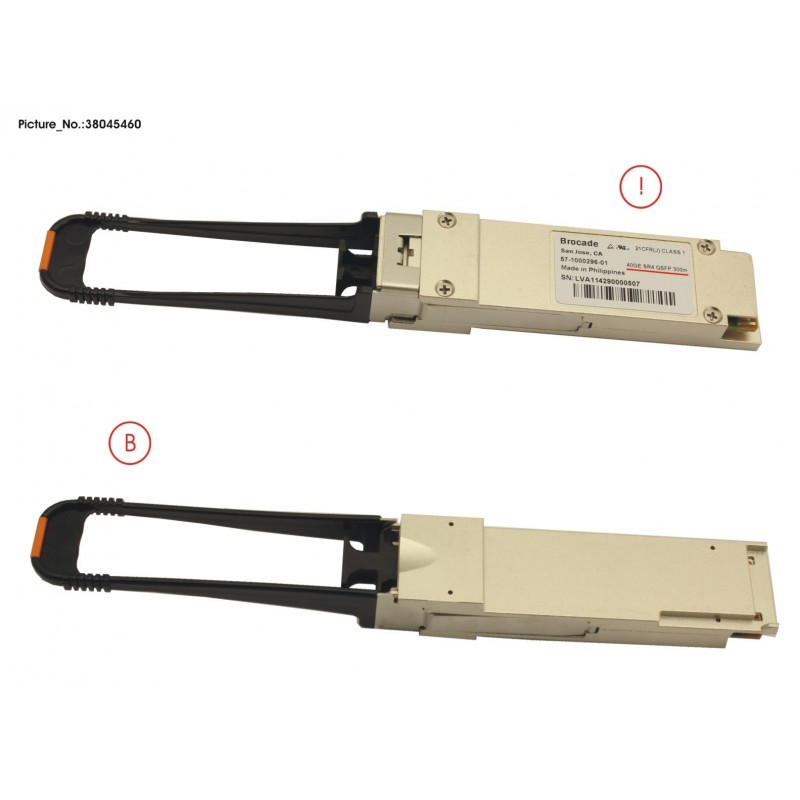 38045460 - 40GBASE-ESR4 QSFP+ OPTIC,300M,MMF,1-PACK