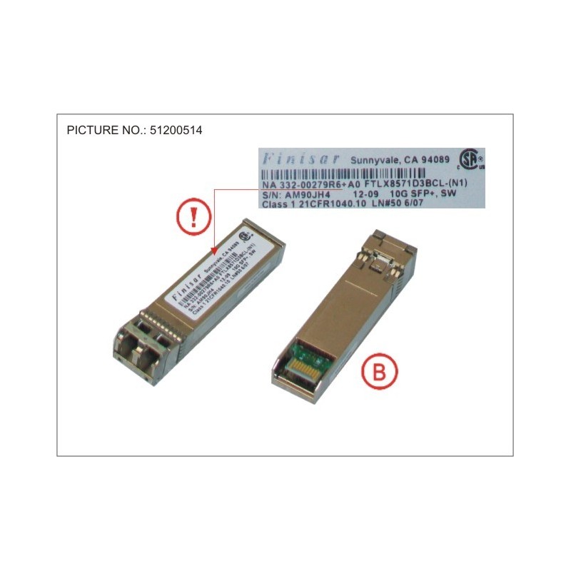 34032639 - SFP+OPTICAL 10GB SHORTWAVE