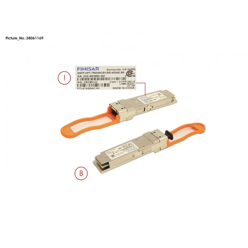 38061169 - QSFP,OPT,40GB,SHORTWAVE