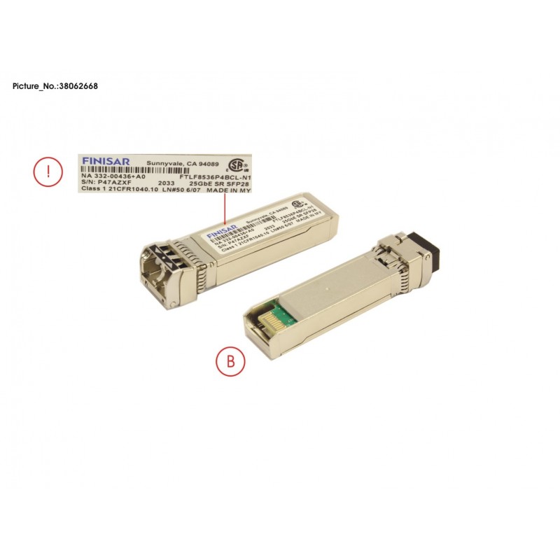 38062668 - SFP28,25GBE,SR