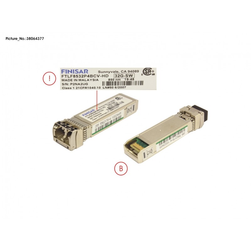 38064377 - SFP+ OPTICAL - 32GB FC