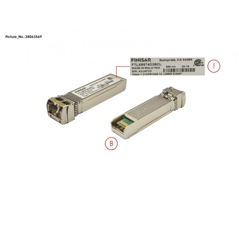 38063569 - SFP+MOD.MMF 10GBE LC