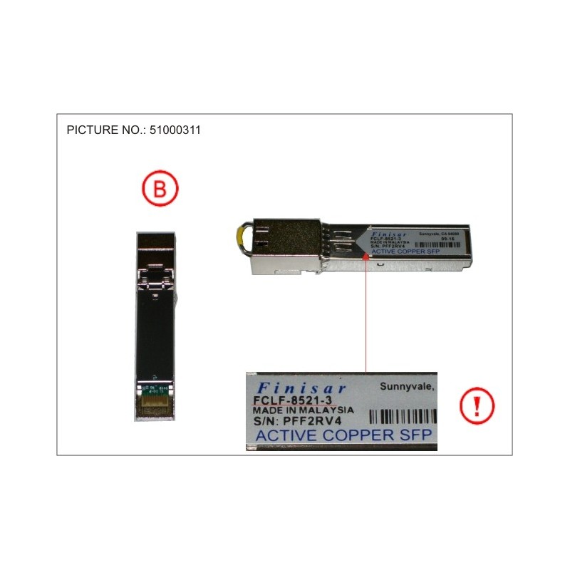 38010067 - SFP  MODULE GBE RJ45