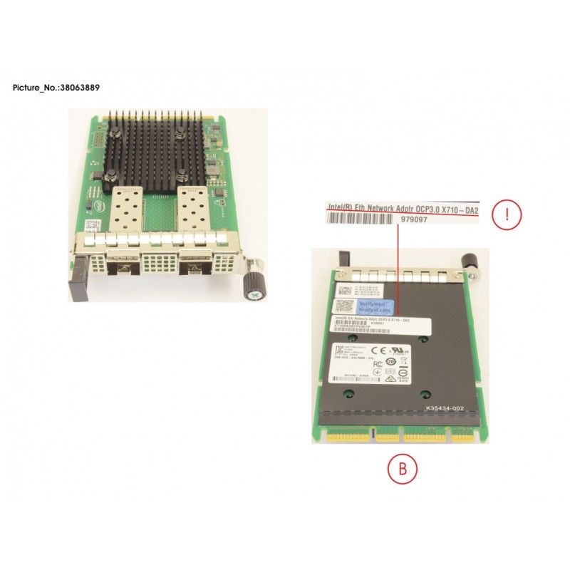 38063889 - PLAN EP X710-DA2 2X 10G SFP OCPV3