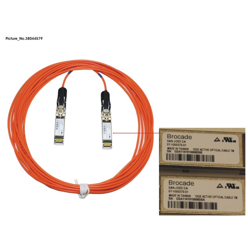 38044579 - SFP+ ACTIVE OPTICAL CABLE BROCADE, 7M