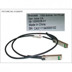 38023149 - SFP+ ACTIVE TWINAX CABLE BROCADE 1M