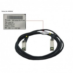 34038560 - SFP+ ACTIVE TWINAX CABLE BROCADE 3M