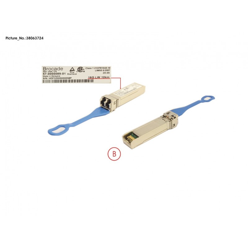 38063724 - SFP+ -  LWL(SMF) -  16GB_S 10KM -  1-PACK